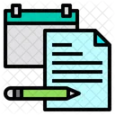 Calender File Paper Icon