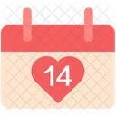 Calender Velentine Chocolate Icon