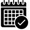 Calendrier Date Horaire Icône