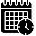 Calendrier Date Horaire Icône