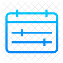Calendrier Date Emploi Du Temps Icône