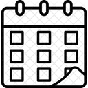 Calendrier  Icône