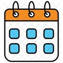Calendrier Horaire Date Icône