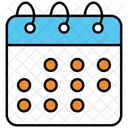 Calendrier Horaire Date Icône