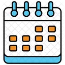 Calendrier Horaire Date Icône