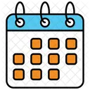 Calendrier Horaire Date Icône