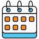 Calendrier Horaire Date Icône