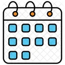 Calendrier Horaire Date Icône