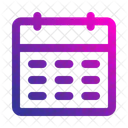 Calendrier  Icône