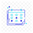 Calendrier  Icône