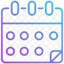 Calendrier  Icône
