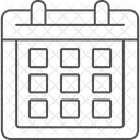 Calendrier  Icône