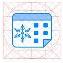 Calendrier Horaire Date Icon