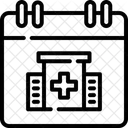 Calendrier Bilan De Sante Hopital Icône