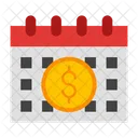 Calendrier Horaire Date Icône
