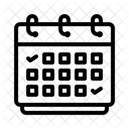 Calendrier  Icône