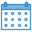 Calendrier Emploi Du Temps Jour Icône