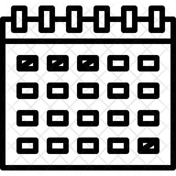 Calendrier  Icône