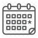 Calendrier  Icône