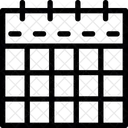Calendrier Horaire Reunion Icône