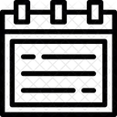 Calendrier Horaires Horloge Icône
