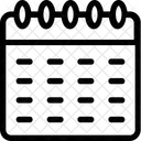 Calendrier  Icône