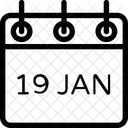 Calendrier  Icône