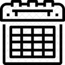 Calendrier  Icône