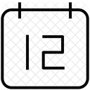 Calendrier  Icône