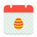 Calendrier Date Paques Icon