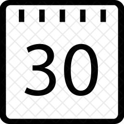 Calendrier  Icône