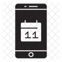 Calendrier Mobile Application Icône