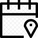Calendrier Emplacement Ordre Du Jour Icône