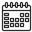 Calendrier Date Horaire Icône