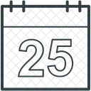 Calendrier  Icône