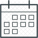 Calendrier  Icône