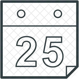 Calendrier  Icône
