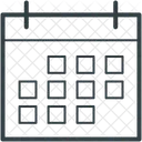 Calendrier  Icône