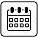 Application De Calendrier Calendrier Mobile Icône