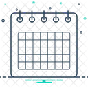 Application De Calendrier Conception Tableau De Bord Icône