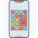 Application De Calendrier Smartphone Application Icône