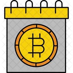 Calendrier Bitcoin  Icône