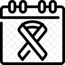 Calendrier du cancer  Icône
