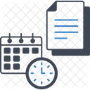 Calendrier des affaires  Icône