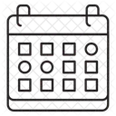 Calendrier des événements  Icône