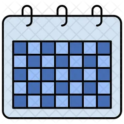 Grille de calendrier  Icône