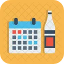 Calendrier Horaire Rendez Vous Icône