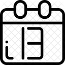 Calendrier  Icône