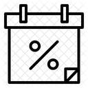 Calendrier  Icône