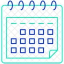 Page De Calendrier Calendrier Page Icône